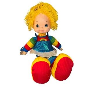 Rainbow Brite 18" Doll Yarn Hair Vinyl Head No Tush Tag